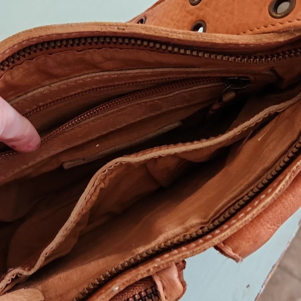 Free People Leather Crossbody Sling Bag - Picture 7 of 8